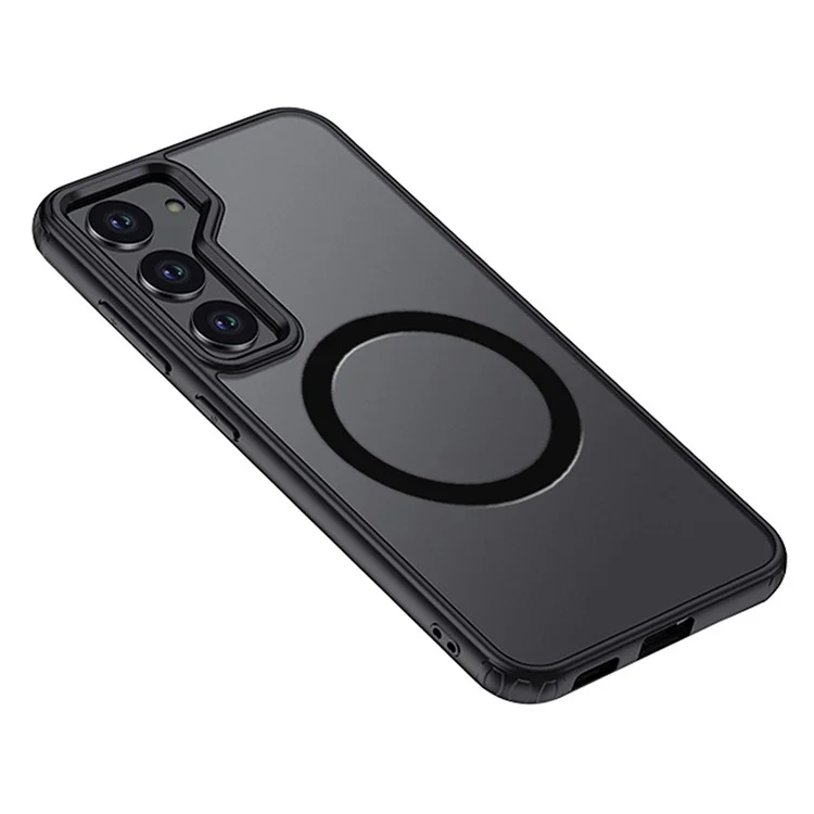 Чехол для телефона Cell Phone Case для Samsung Galaxy S24+ Shell Slim-Fit PC+TPU, совместимый с MagSafe - Матовый черный