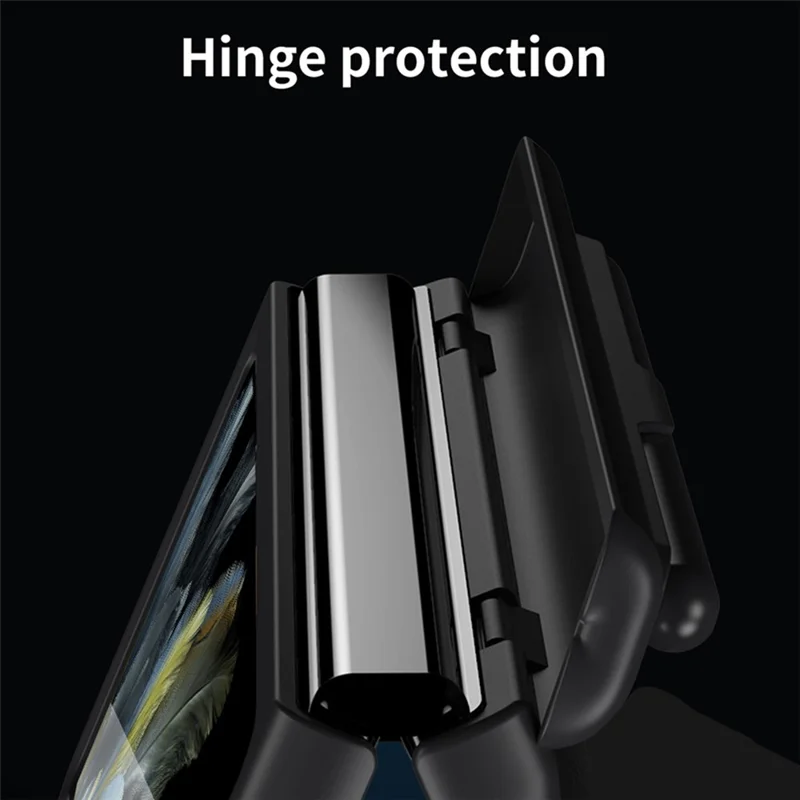 For OnePlus Open / Oppo Find N3 5G Case Leather+PC Phone Cover with Stylus / Tempered Glass Film - Pink