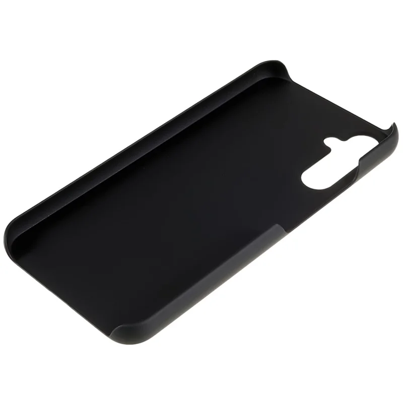 For Samsung Galaxy S24 Slim-Fit Phone Case Rubberized PC Anti-fall Phone Cover - Black