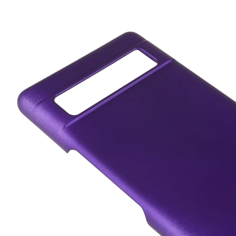 Phone Shell for Google Pixel 8a Case Rubberized PC Dustproof Phone Cover - Purple