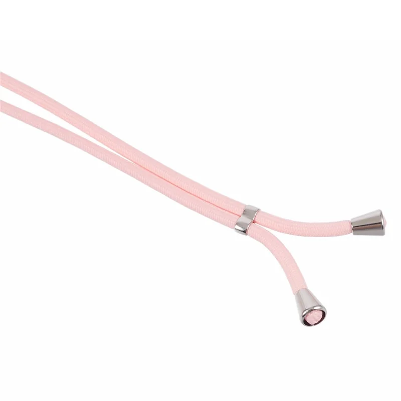 For Xiaomi 14 TPU Phone Case Fiber Inner Lining Protective Cover with Lanyard - Pink