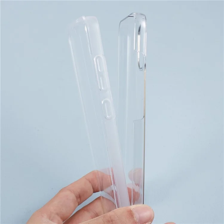 Для Samsung Galaxy A05 4G Clear Phone Case Anti-Scratch TPU + Acrylic Cover with PET Screen Protector