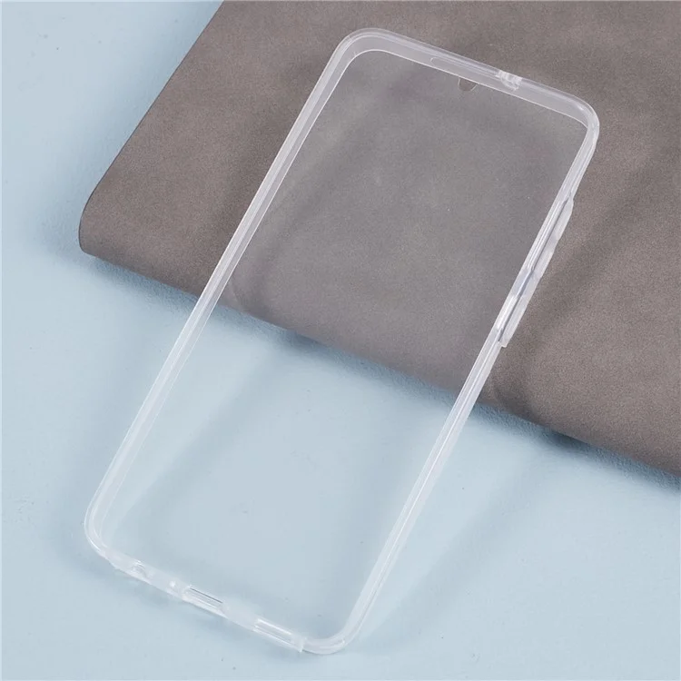 Для Samsung Galaxy A05 4G Clear Phone Case Anti-Scratch TPU + Acrylic Cover with PET Screen Protector