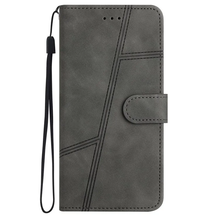 Para Honor 90 Lite 5G / X50i 5G Lines Capa de Celular Estampada - Cinza