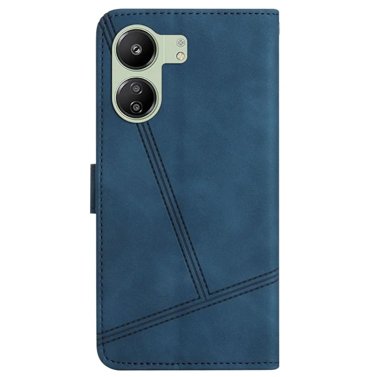 Pour Xiaomi Redmi 13C 4G / 13C 5G / 13R 5G / Poco C65 4G / Poco M6 5G Coques de téléphone anti-chute - Bleu