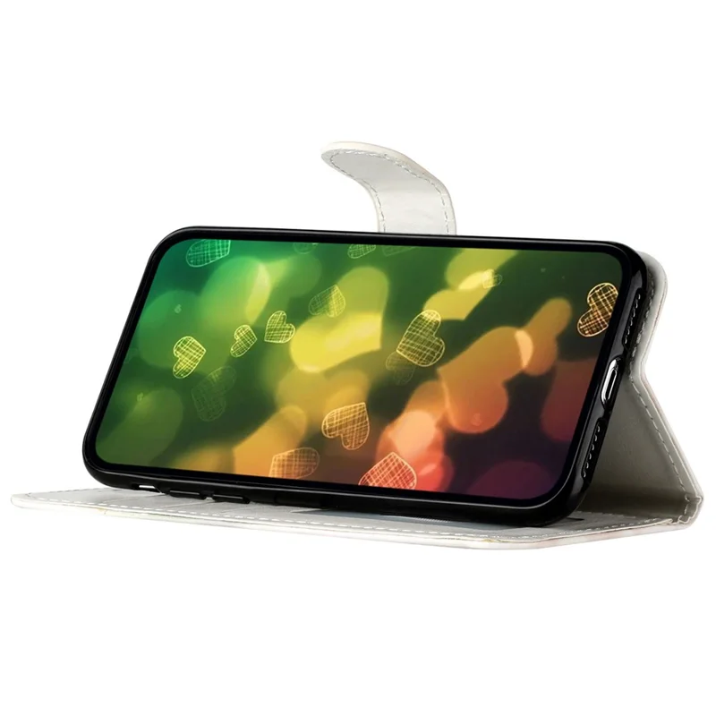 Voor Motorola Moto G54 5G Hoesje Met In reliëf gemaakt Motief PU Leer+TPU Portemonnee Telefoonhoesje - Windbel Uil