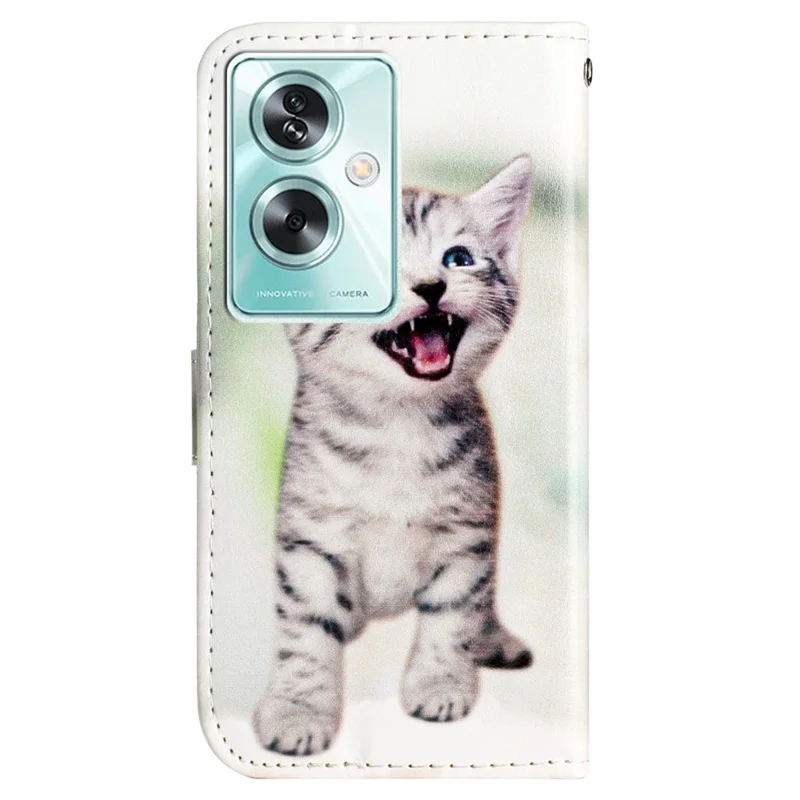 Funda para Oppo A79 5G / A2 5G con Estampado de Diseño, Soporte, Cierre Magnético - Gato