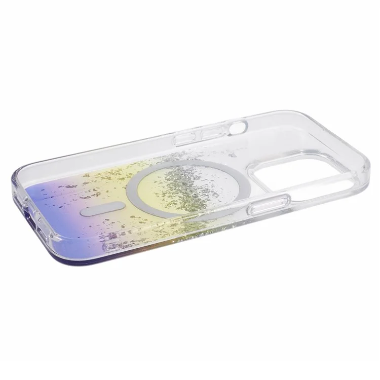 DFANS Para iPhone 15 Pro Max Funda de teléfono magnética compatible con MagSafe Carcasa de TPU+PC - Colorida
