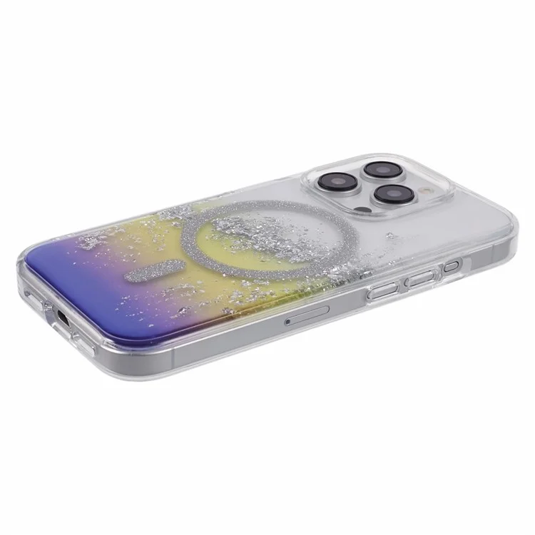 DFANS Para iPhone 15 Pro Max Funda de teléfono magnética compatible con MagSafe Carcasa de TPU+PC - Colorida