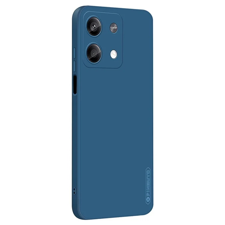 PINWUYO JK Touching Series para Capa de Xiaomi Redmi Note 13 5G Anti-Arranhões Capa Suave de TPU - Azul Marinho