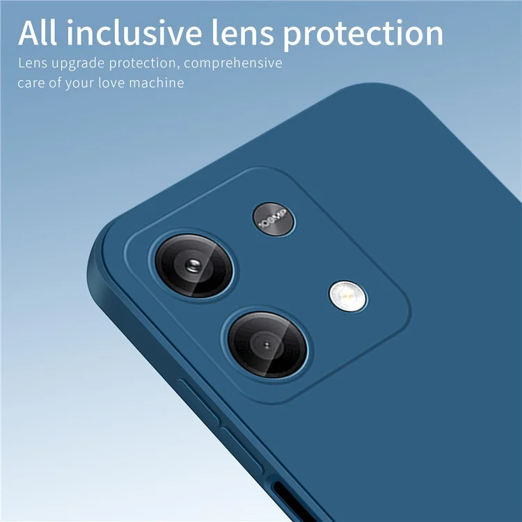 PINWUYO JK Touching Series para Capa de Xiaomi Redmi Note 13 5G Anti-Arranhões Capa Suave de TPU - Azul Marinho