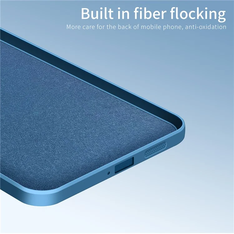 PINWUYO JK Touching Series para Capa de Xiaomi Redmi Note 13 5G Anti-Arranhões Capa Suave de TPU - Azul Marinho