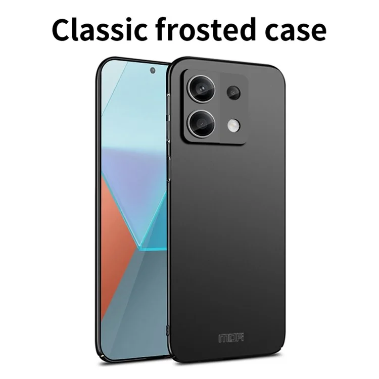 MOFI JK PC Series-1 pour Xiaomi Redmi Note 13 5G Étui en PC dur mat et fin - Noir