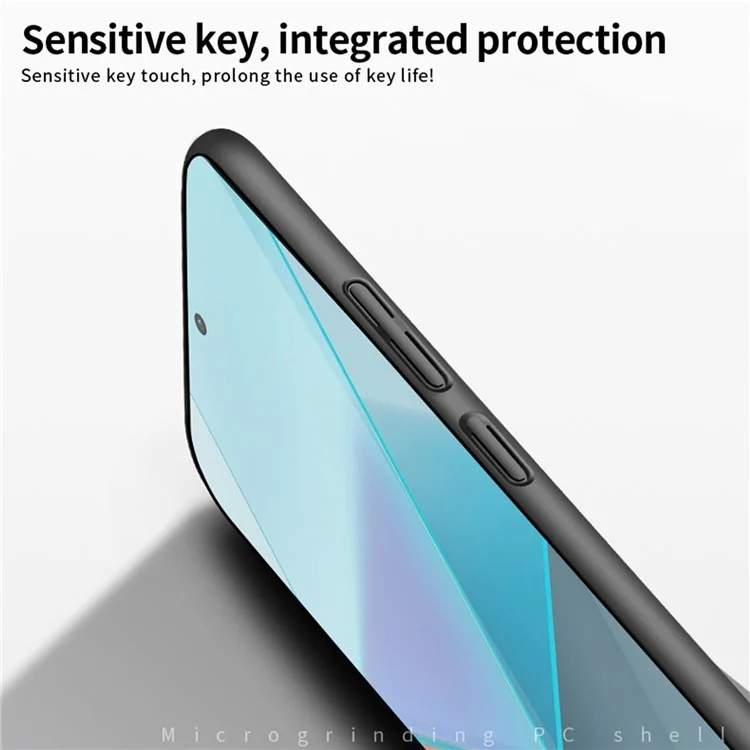 MOFI JK PC Series-1 pour Xiaomi Redmi Note 13 5G Étui en PC dur mat et fin - Noir