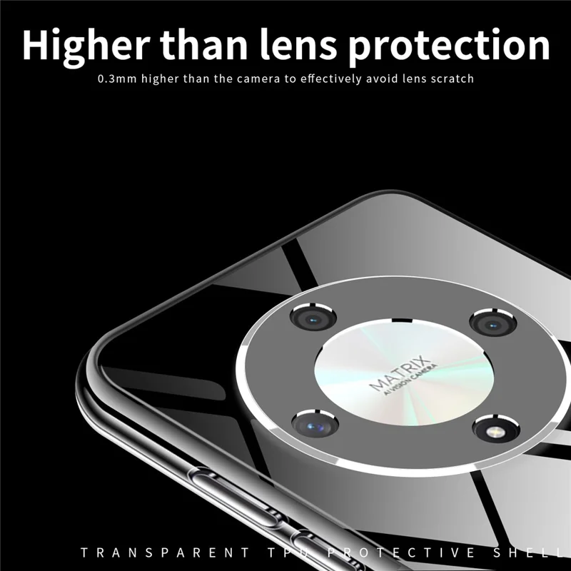 MOFI For Honor X9b 5G / Magic6 Lite 5G Capa de TPU Transparente Anti-arranhões para Telefone