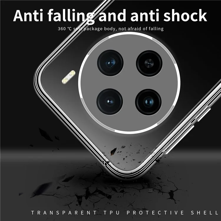 MOFI For vivo X100 5G Case Transparent Flexible TPU Protective Phone Cover