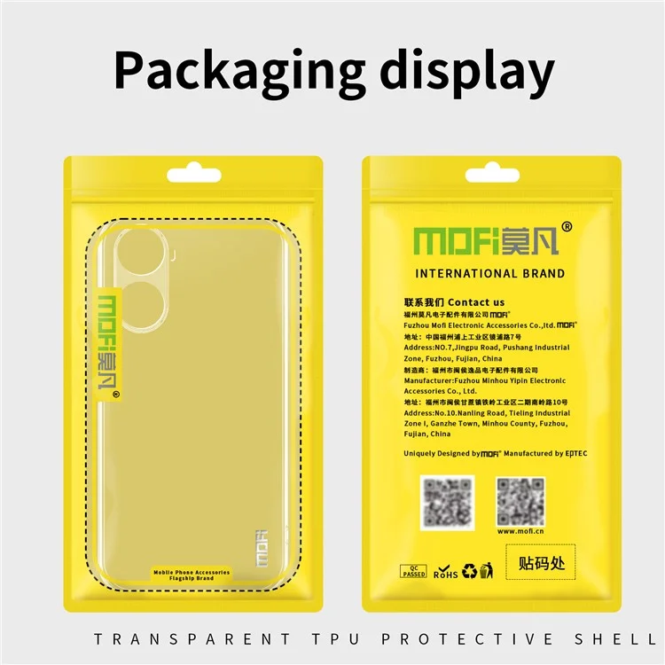 MOFI Für Huawei nova 11 SE / nova 12 SE 4G Klare Hülle Anti-Kratzer Flexibles TPU-Telefoncover