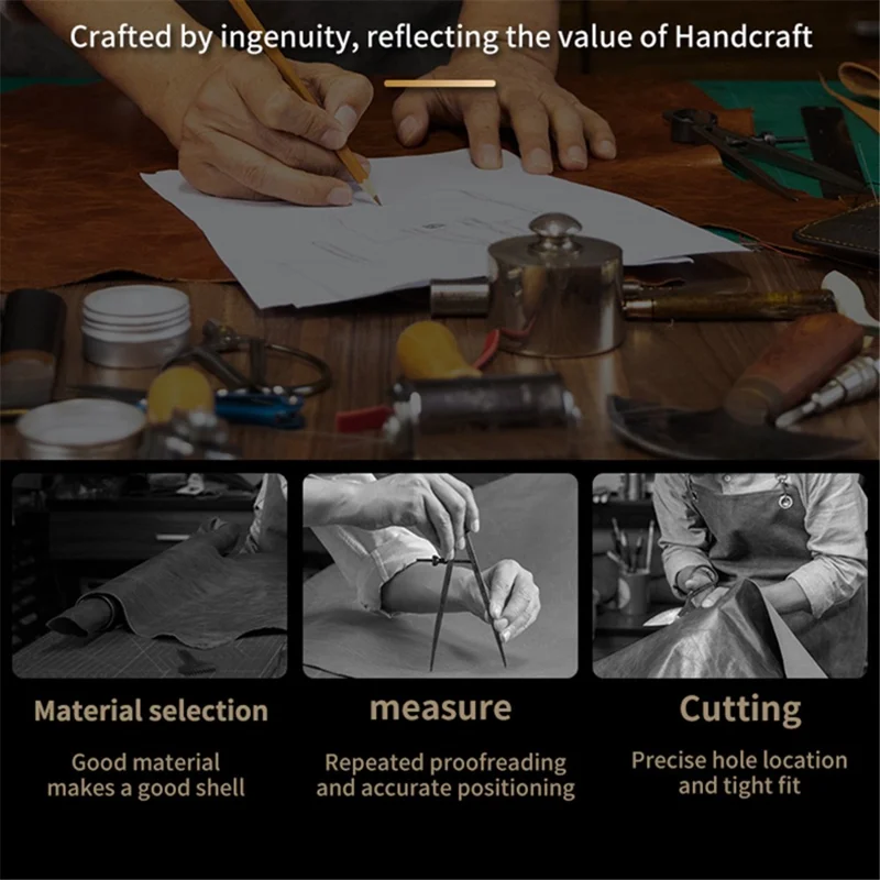 AZNS For Xiaomi 14 Case Imprinted PU Leather Coated TPU Phone Back Cover - Black