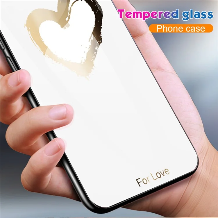 For Samsung Galaxy A25 5G (Global) (161.0 x 76.5 x 8.3mm) Case Pattern Printing Tempered Glass Back Phone Cover - Lovely