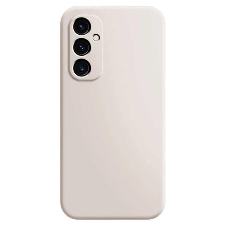 Per Samsung Galaxy S23 FE Case Rubberized TPU Cover con bordo dritto - Beige
