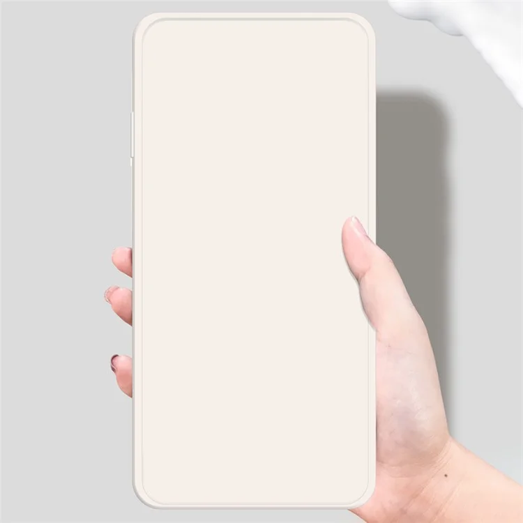 Per Samsung Galaxy S23 FE Case Rubberized TPU Cover con bordo dritto - Beige