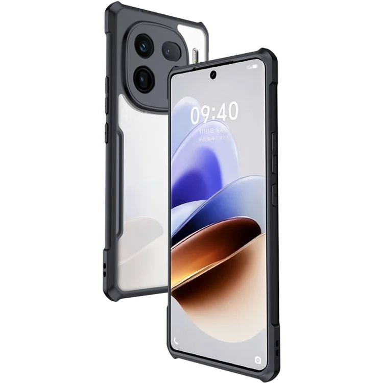 XUNDD Para vivo iQOO 12 5G Funda Protectora Antiralladuras de Teléfono Acrilico+TPU Funda de Smartphone