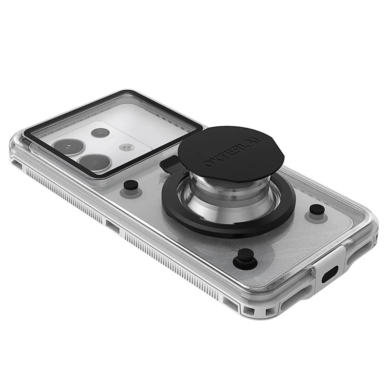 Universal IP68 Waterproof Case for 5.8-7 inch Phone Underwater Cover with Self-Check Airbag - Green