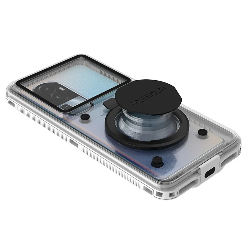 Universal IP68 Waterproof Case for 5.8-7 inch Phone Underwater Cover with Self-Check Airbag - Green