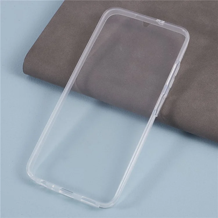 Pour Samsung Galaxy A05s 4G Étui de téléphone transparent TPU + Housse de protection en acrylique avec protecteur d'écran en PET