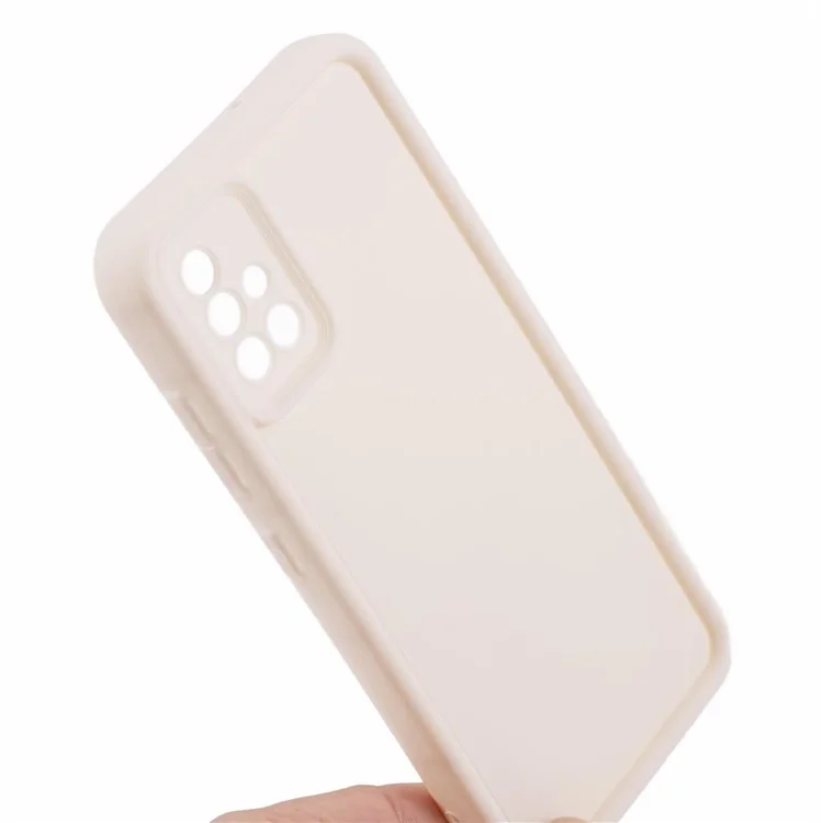 For Samsung Galaxy A51 4G SM-A515 / M40S Phone Case Soft TPU Matte Drop-resistant Cover - Beige