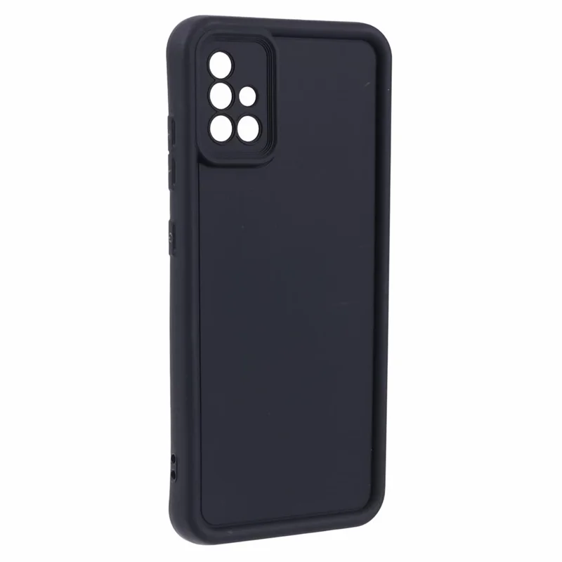 For Samsung Galaxy A51 4G SM-A515 / M40S Phone Case Soft TPU Matte Drop-resistant Cover - Black