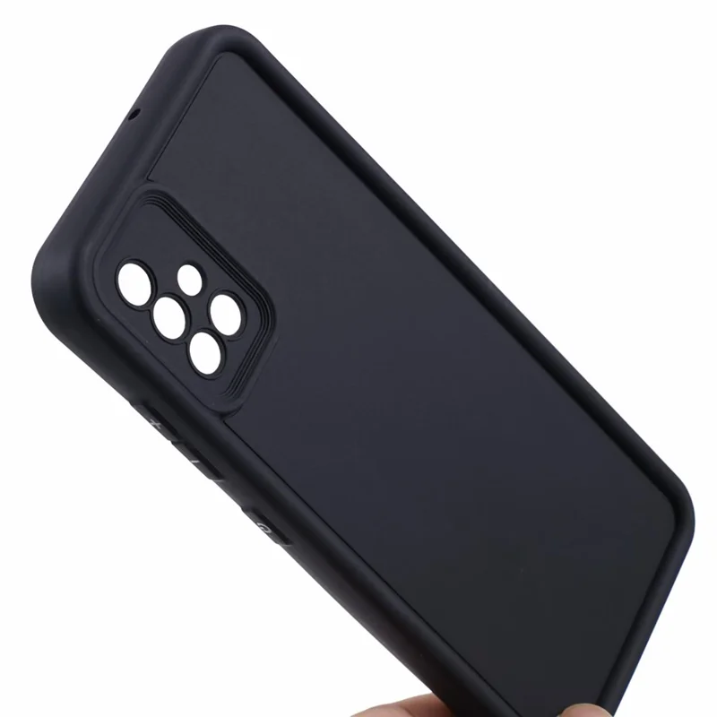 For Samsung Galaxy A51 4G SM-A515 / M40S Phone Case Soft TPU Matte Drop-resistant Cover - Black