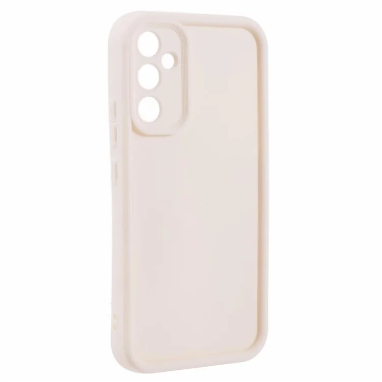 For Samsung Galaxy A34 5G Cell Phone Cases Soft TPU Precise Cutout Protective Cover - Beige