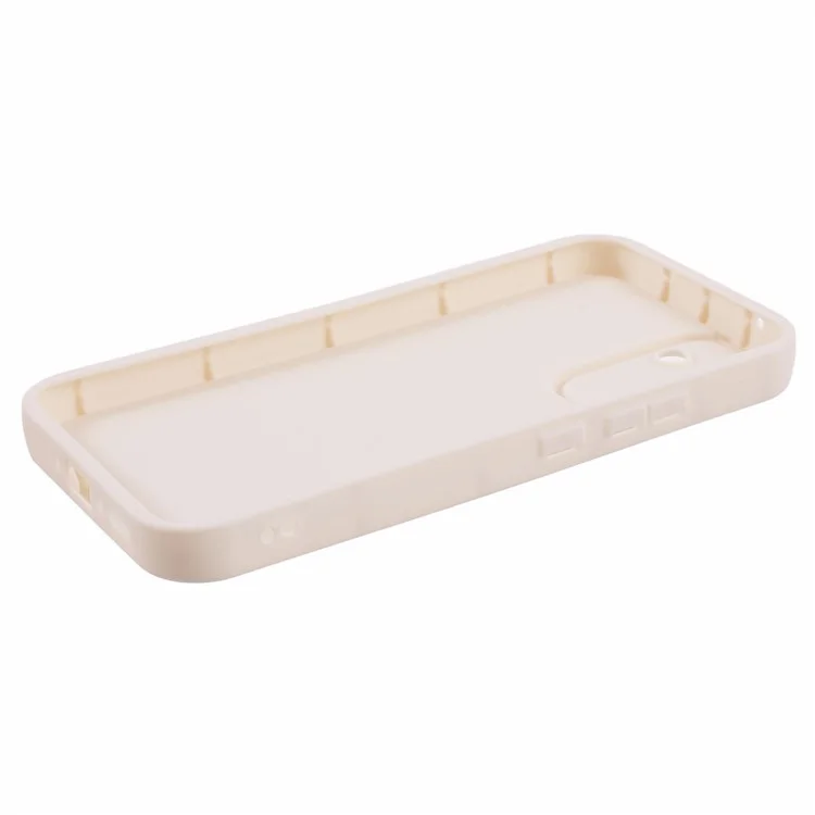 For Samsung Galaxy A34 5G Cell Phone Cases Soft TPU Precise Cutout Protective Cover - Beige