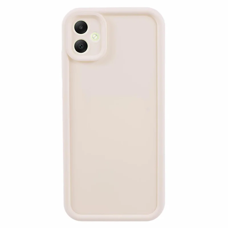 Per Samsung Galaxy A05 4G Case TPU Lente Concava Protezione Smartphone Back Cover - Beige