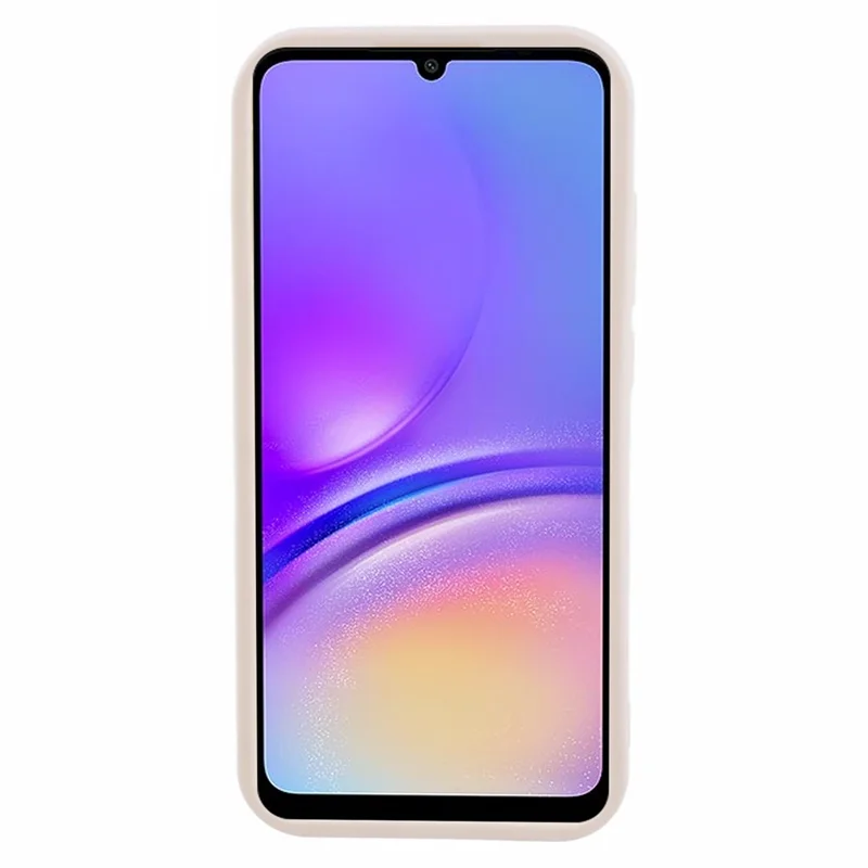 Per Samsung Galaxy A05 4G Case TPU Lente Concava Protezione Smartphone Back Cover - Beige