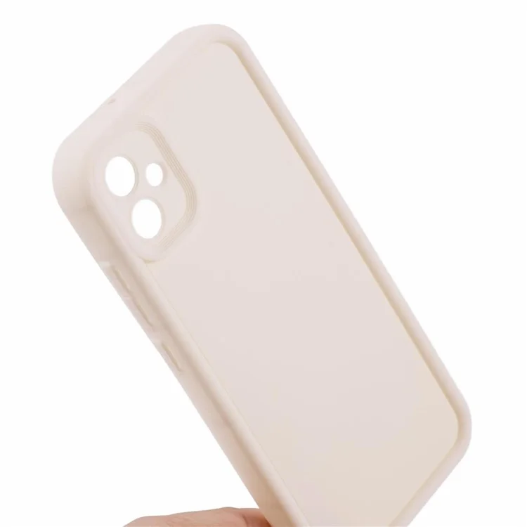 Для Samsung Galaxy A04e 4G / M04 4G / F04 4G Case Soft TPU Matte Phone Back Cover - Бежевый