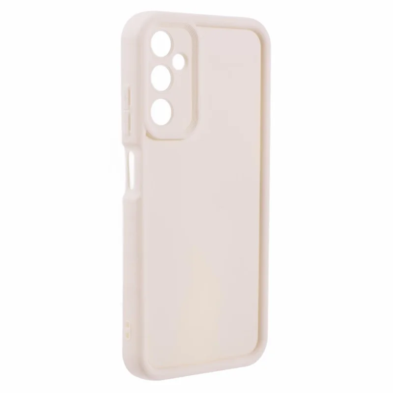 For Samsung Galaxy A24 4G (162.1 x 77.6 x 8.3mm) Case Soft TPU Anti-drop Matte Phone Cover - Beige