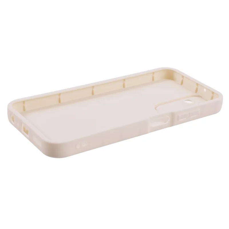 For Samsung Galaxy A24 4G (162.1 x 77.6 x 8.3mm) Case Soft TPU Anti-drop Matte Phone Cover - Beige