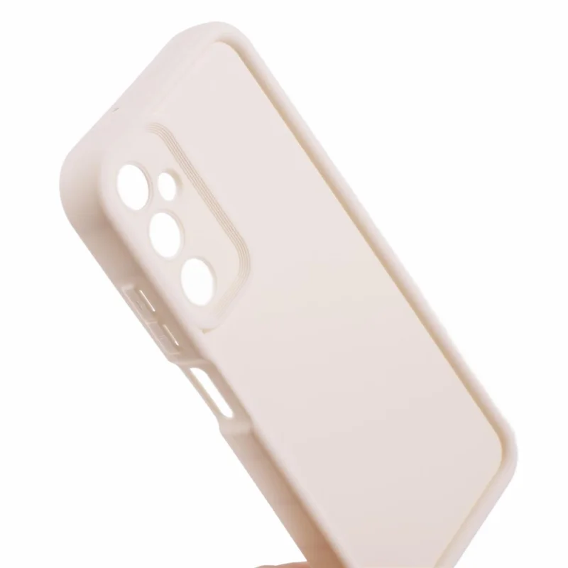 For Samsung Galaxy A24 4G (162.1 x 77.6 x 8.3mm) Case Soft TPU Anti-drop Matte Phone Cover - Beige