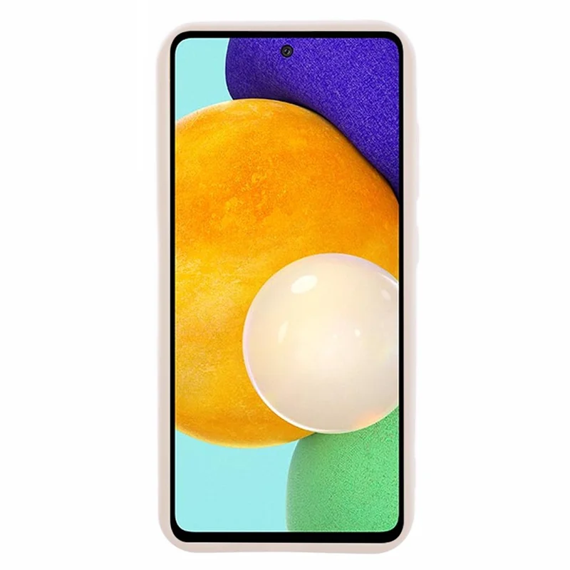 For Samsung Galaxy A52 4G / 5G / A52s 5G TPU Case Fingerprint-free Matte Phone Cover - Beige