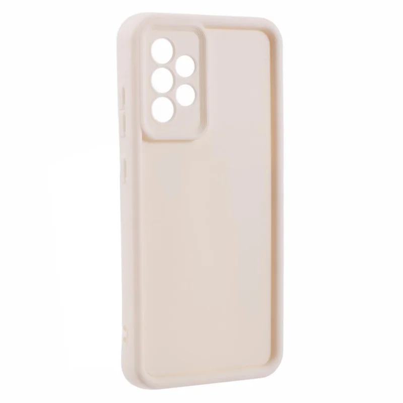 For Samsung Galaxy A52 4G / 5G / A52s 5G TPU Case Fingerprint-free Matte Phone Cover - Beige