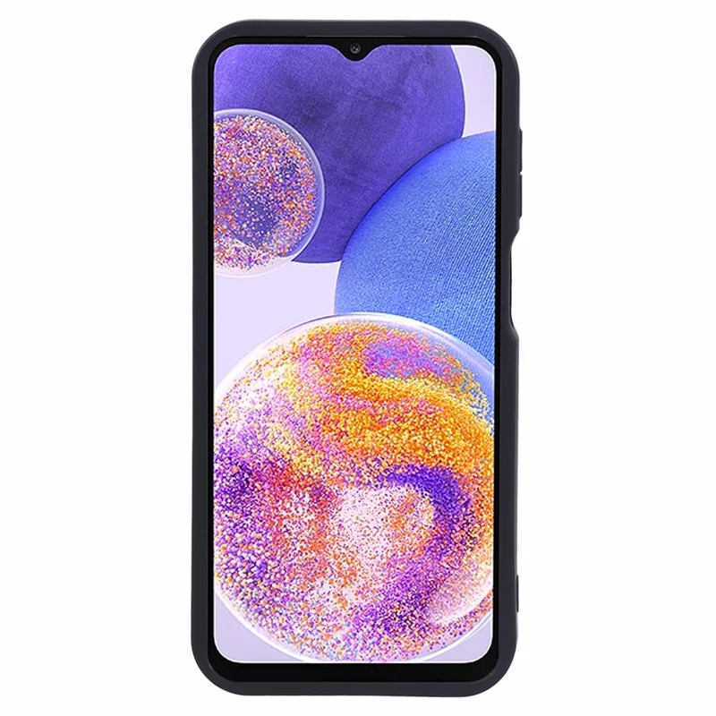 Для Samsung Galaxy A23 4G / A23 5G (Глобальная версия) Чехол с матовой отделкой Мобильный телефон Обложка - Черный