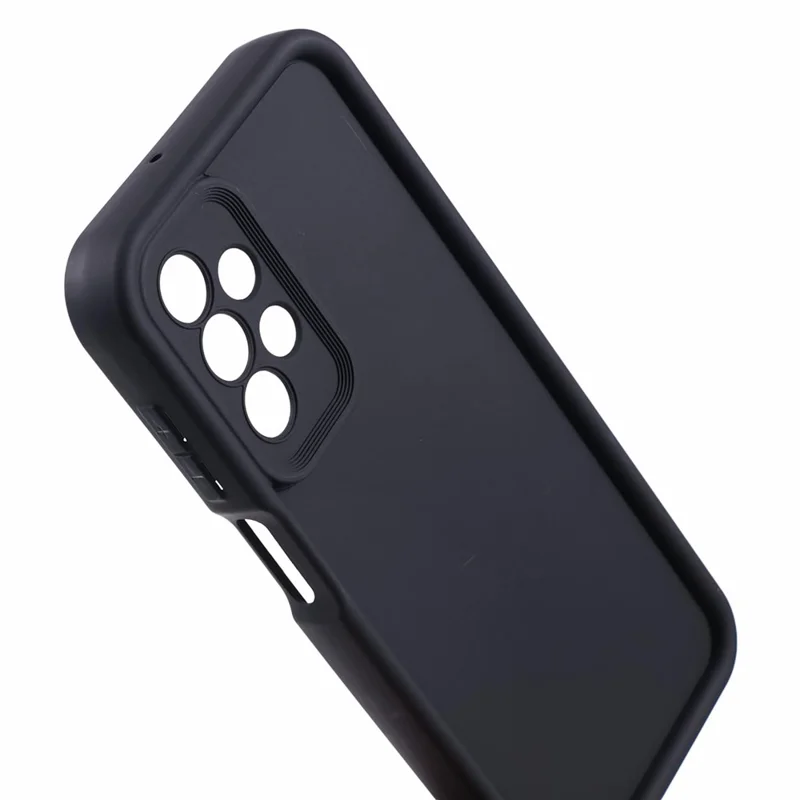 Для Samsung Galaxy A23 4G / A23 5G (Глобальная версия) Чехол с матовой отделкой Мобильный телефон Обложка - Черный