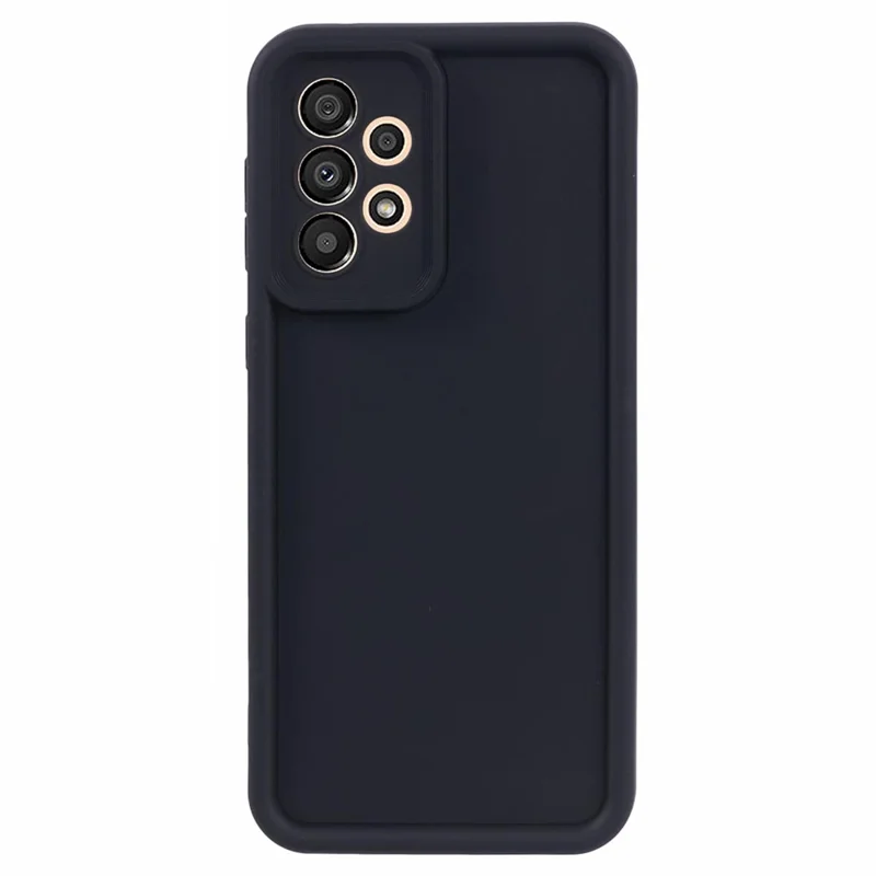 Для Samsung Galaxy A33 5G чехол из TPU с выгнутой линзой Защитный чехол для телефона - черный