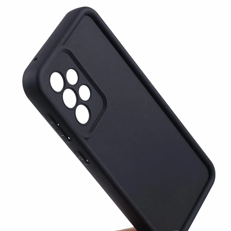 Для Samsung Galaxy A33 5G чехол из TPU с выгнутой линзой Защитный чехол для телефона - черный