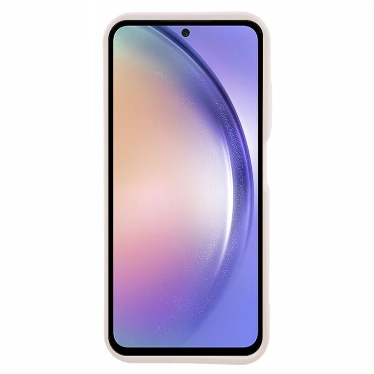 Für Samsung Galaxy A54 5G Matte Case Präzise Linsenschutz TPU-Handyhülle - Beige