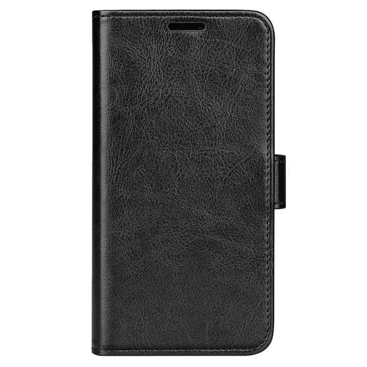 Per Xiaomi Redmi 13C 4G / Poco C65 4G Cover Crazy Horse Texture Flip Stand Wallet Phone Cover - Nero