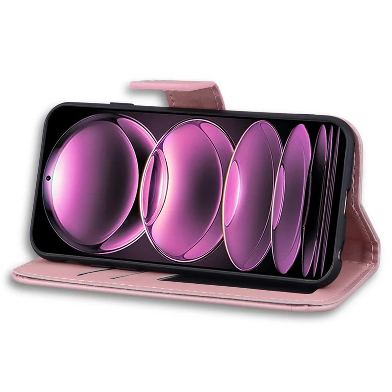 For Xiaomi Redmi Note 12 Pro 5G / Note 12 Pro Speed 5G / Poco X5 Pro 5G Cartoon Animal Pattern Leather Cell Phone Cases - Pink