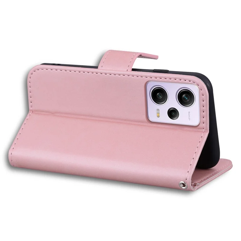 For Xiaomi Redmi Note 12 Pro 5G / Note 12 Pro Speed 5G / Poco X5 Pro 5G Cartoon Animal Pattern Leather Cell Phone Cases - Pink